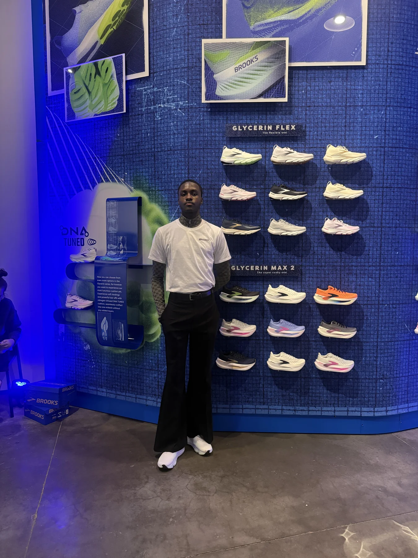 Rohan at a consumer-facing product activation